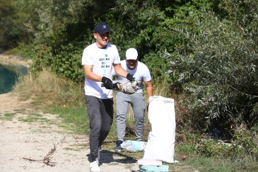 akcija čišćenja obale Drave