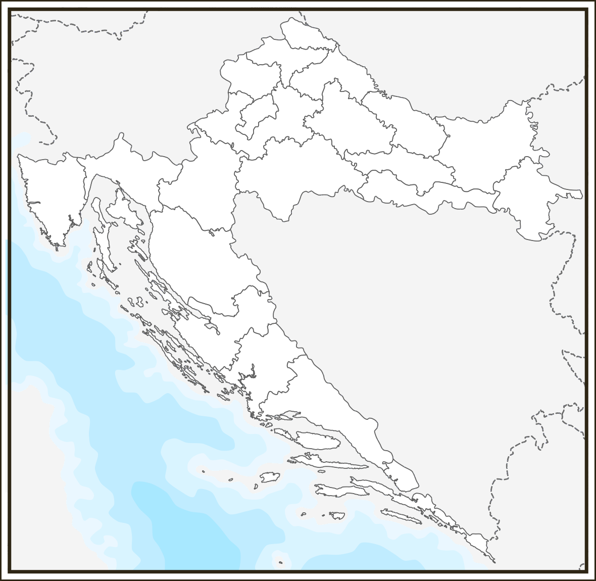 Mapa Hrvatske